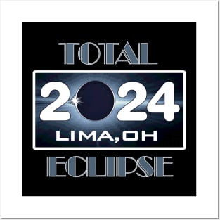 Eclipse Lima OH Total Solar Eclipse April 2024 Totality Posters and Art